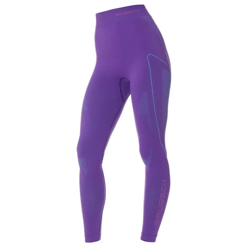 Premium Spodnie Damskie Thermo Nilit Heat Brubeck Filoletowe (LE11870)