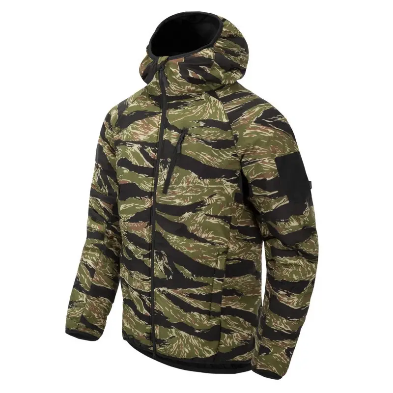 Kurtka WOLFHOUND Hoodie Climashield Apex 67g Helikon-Tex Tiger Stripe (KU-WLH-NL-62) Dostępne od ręki