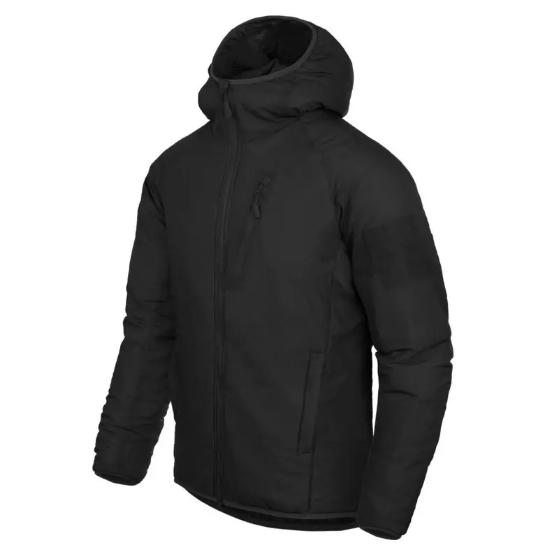 Wyprzedaż Kurtka WOLFHOUND Hoodie Climashield Apex 67g Helikon-Tex Czarna (KU-WLH-NL-01)
