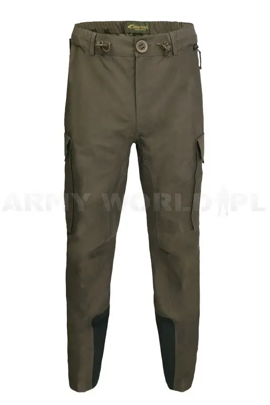 Promocja Spodnie Wojskowe Wodoodporne Gore-Tex Carinthia Olive Oryginał Demobil BDB