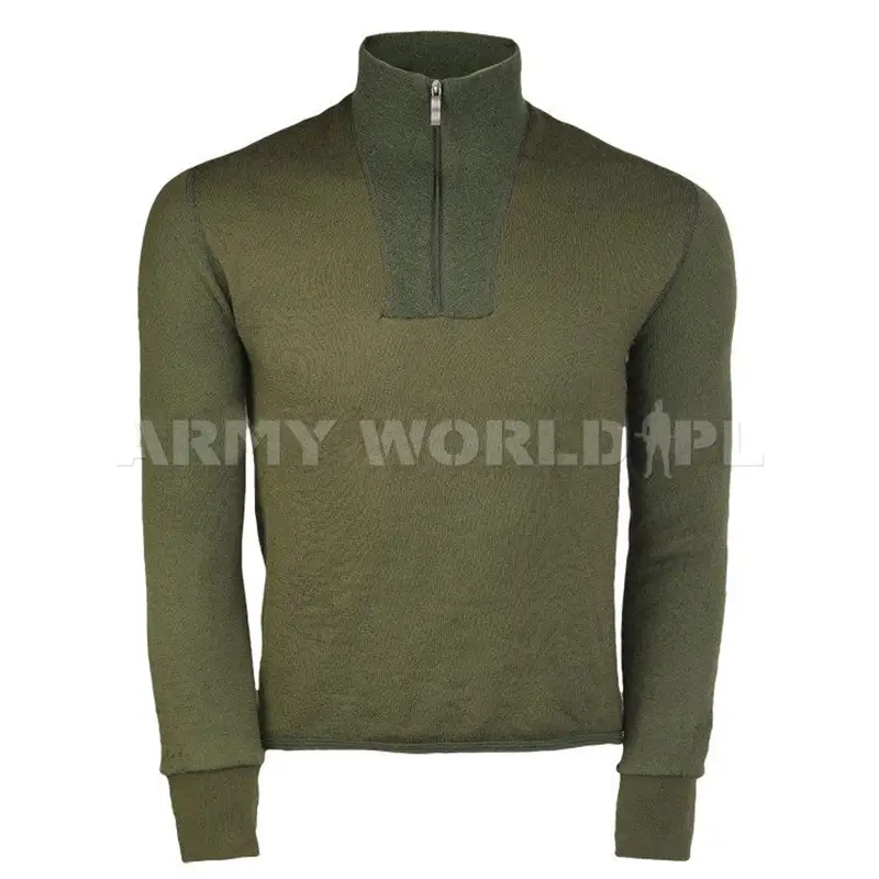 Najlepsza cena Trikot Wojskowy KSK Bundeswehr Wełna Merino Olive Oryginał Demobil II Gatunek