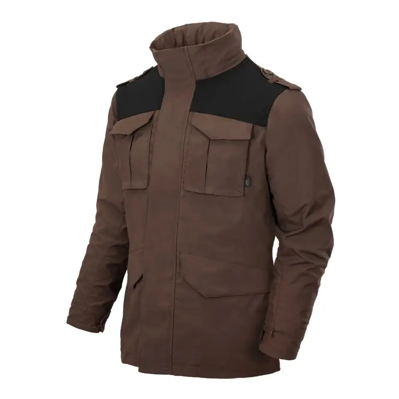 Zniżka Kurtka Helikon-Tex Covert M65 Earth Brown / Czarna (KU-C65-DC-0A01A)
