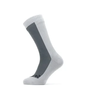 Skarpety Wodoodporne Sealskinz Cold Weather Mid Szare (11100064) Dostępne od ręki