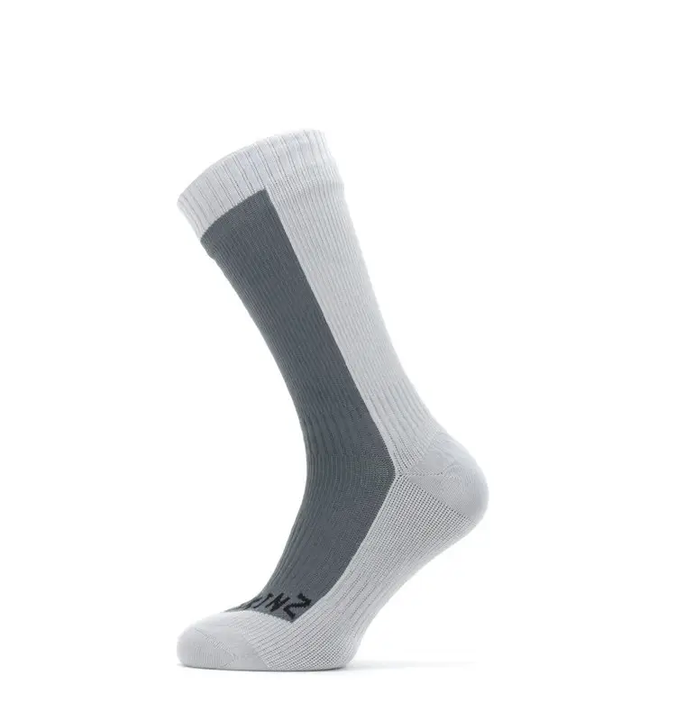 Skarpety Wodoodporne Sealskinz Cold Weather Mid Szare (11100064) Dostępne od ręki