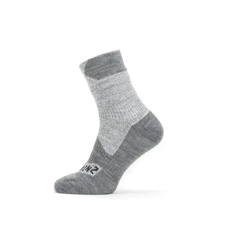 Dostępne od ręki Skarpety Wodoodporne Sealskinz All Weather Ankle Length Szare (11100060)