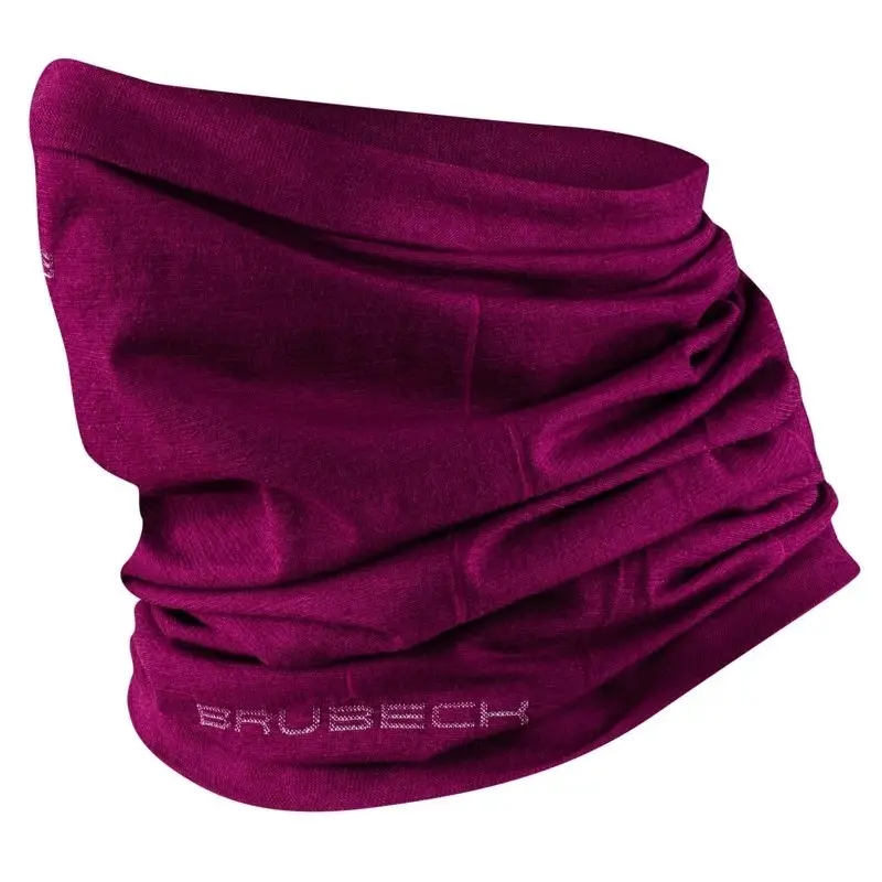 Popularny Komin Termoaktywny Wełniany Merino Wool Brubeck Śliwkowy (KM10360)