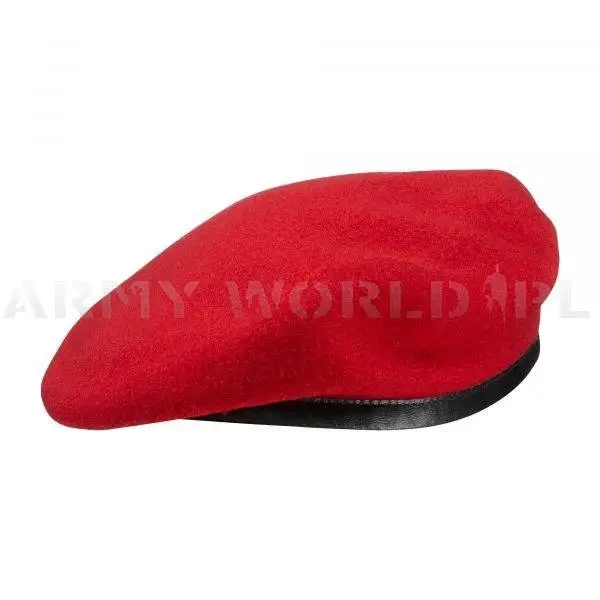 Beret Wojskowy Commando Plein Ciel Czerwony Oryginał Demobil BDB Super okazja