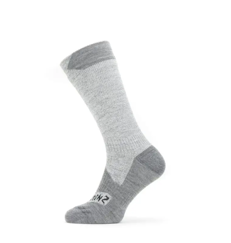 Ograniczona ilość Skarpety Wodoodporne Sealskinz All Weather Mid Szare (11100061)