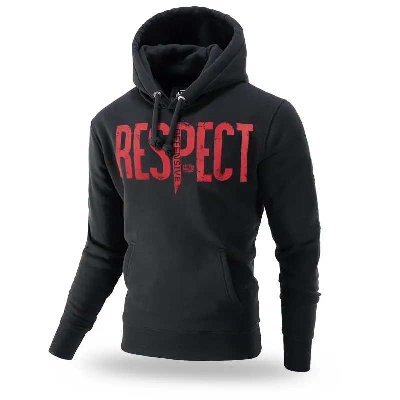 Bluza Kangurka Respect Doberman's Aggressive Czarna (BK280) Popularny