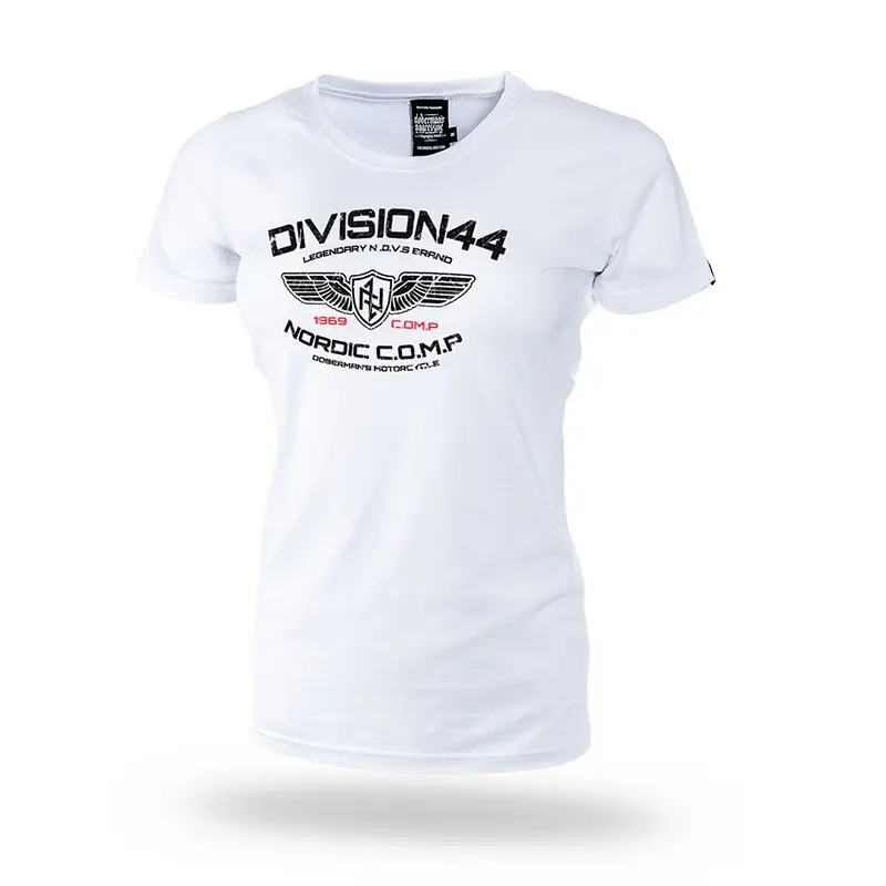T-shirt Damski Division Doberman's Aggressive Biały (TSD122) Wysoka jakość