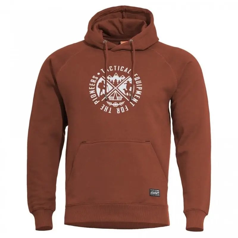 Bluza Z Kapturem Phaeton "Pioneers" HoodiePentagon Maroon Red (K09021-PI) Oferta czasowa