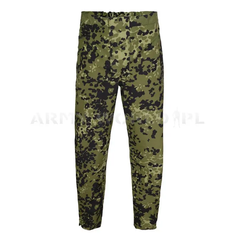 Spodnie Przeciwdeszczowe Wojskowe Duńskie Model II M84 Camo Oryginał Demobil DB Szybka dostawa