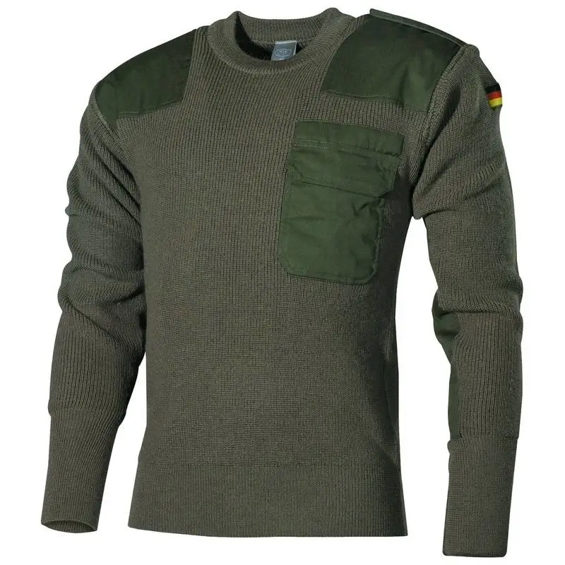 Oferta Sweter Bundeswehr Z Kieszenią Wełniany MFH Olive (05021B)