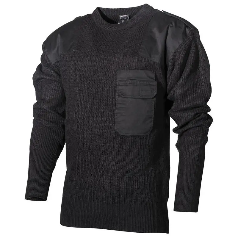 Oferta czasowa Sweter Bundeswehr Z Kieszenią MFH Czarny (05601A)