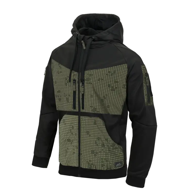 Bluza Z Kapturem Rogue Hoodie Helikon-Tex Czarny / Desert Night Camo (BL-RHF-PO-010LA) Darmowy zwrot