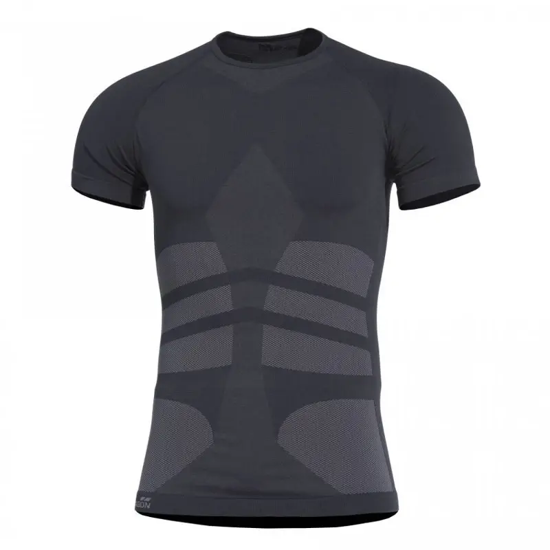 Łatwy zwrot T-shirt Termoaktywny Plexis Pentagon Czarny (K11010)