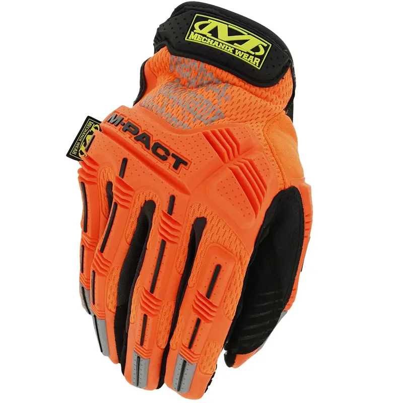 Bestseller Rękawice Antyprzecięciowe Mechanix Wear Hi-Viz M-Pact Pomarańczowo / Czarne (SMP-99)