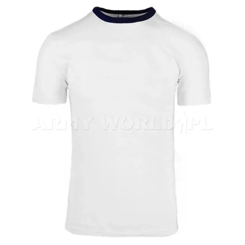 Kup online T-shirt Wojskowy Marynarski Bundeswehr Biały Oryginał Nowa