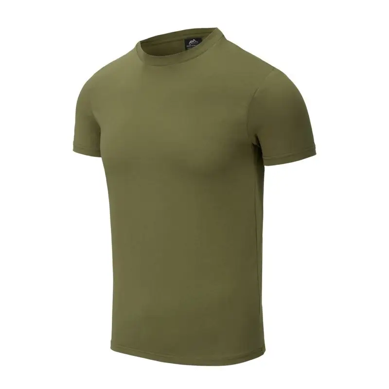 T-shirt Z Bawełny Organicznej Slim Helikon-Tex US Green (TS-OCS-OS-29) Dostępne od ręki
