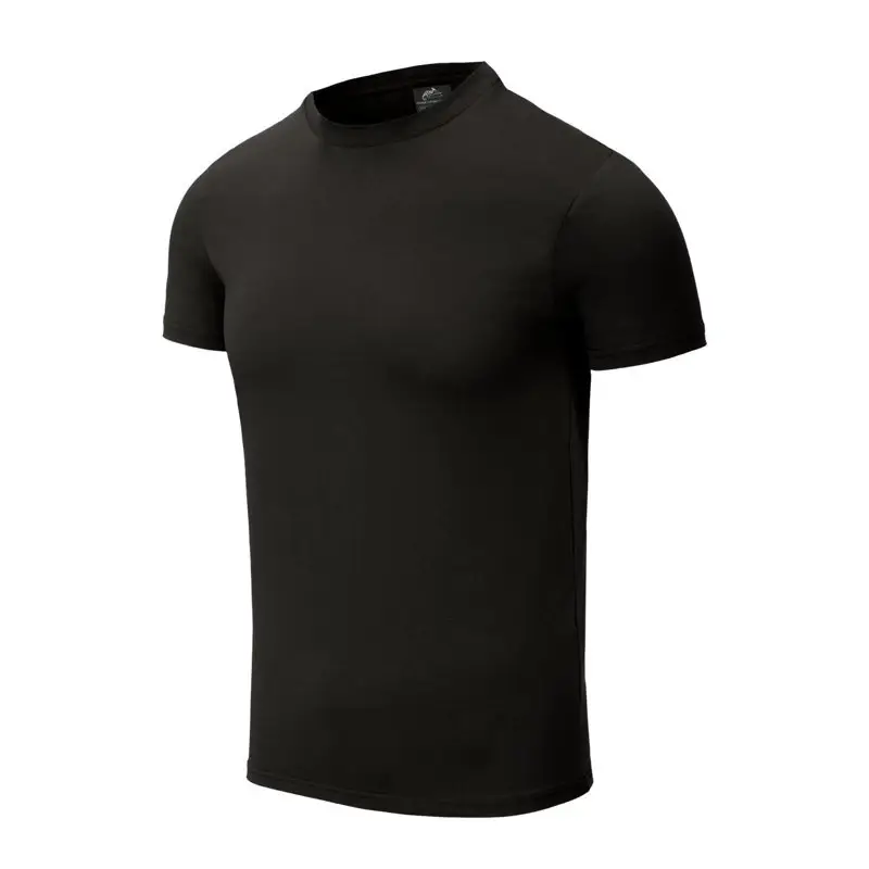 Zniżka T-shirt Z Bawełny Organicznej Slim Helikon-Tex Czarny (TS-OCS-OS-01)