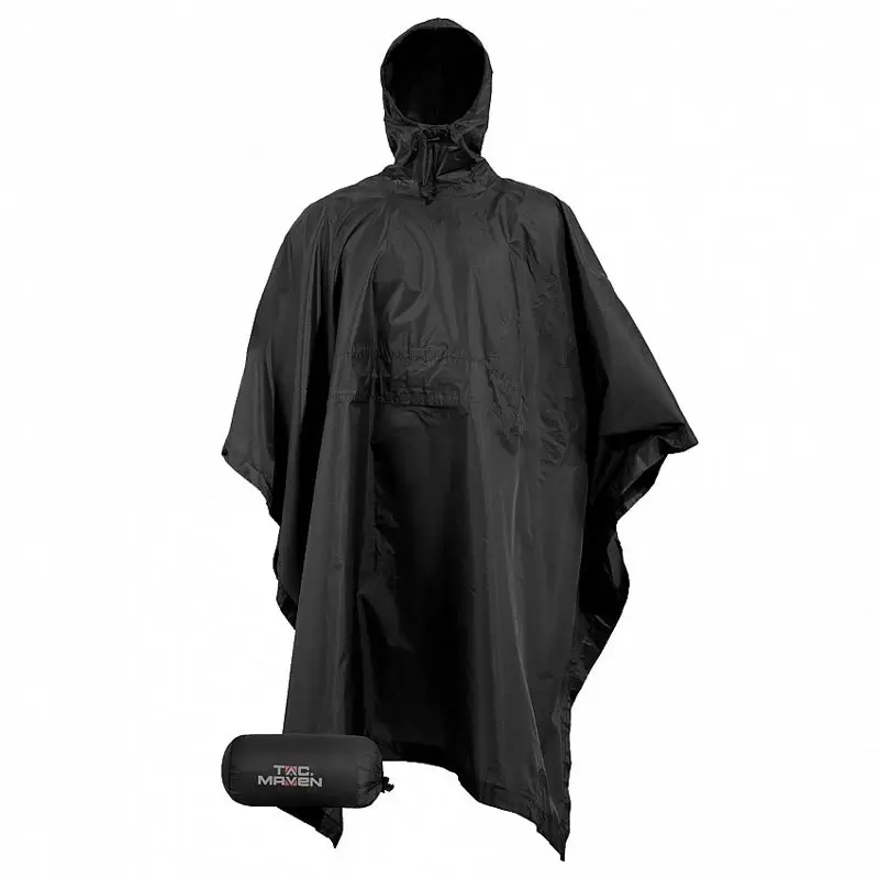 Peleryna Przeciwdeszczowa Poncho Wodoodporne Thunder Tac Maven Pentagon Czarna (D07001) Kup teraz