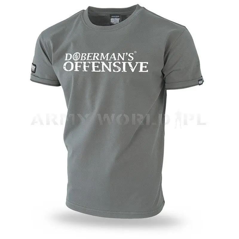 Popularny T-shirt Doberman's Offensive Khaki (TS180)