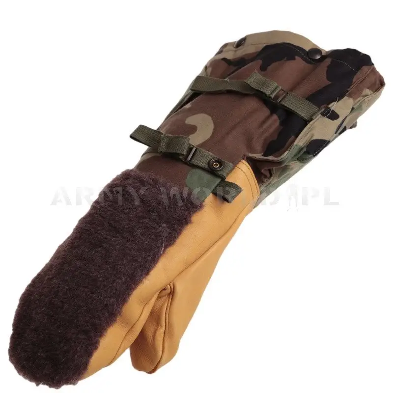 Rękawice Łapki Extreme Cold Weather Mitten Set US Army Woodland Oryginał Nowe Oferta limitowana