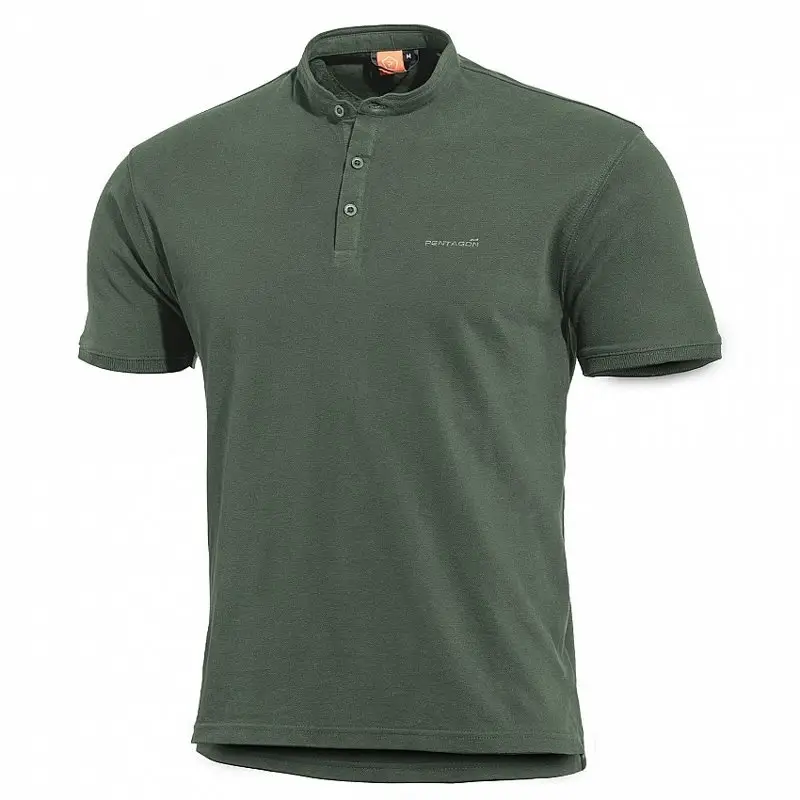 T-shirt Levantes Henley Pentagon Camo Green (K09025) Wysoka jakość