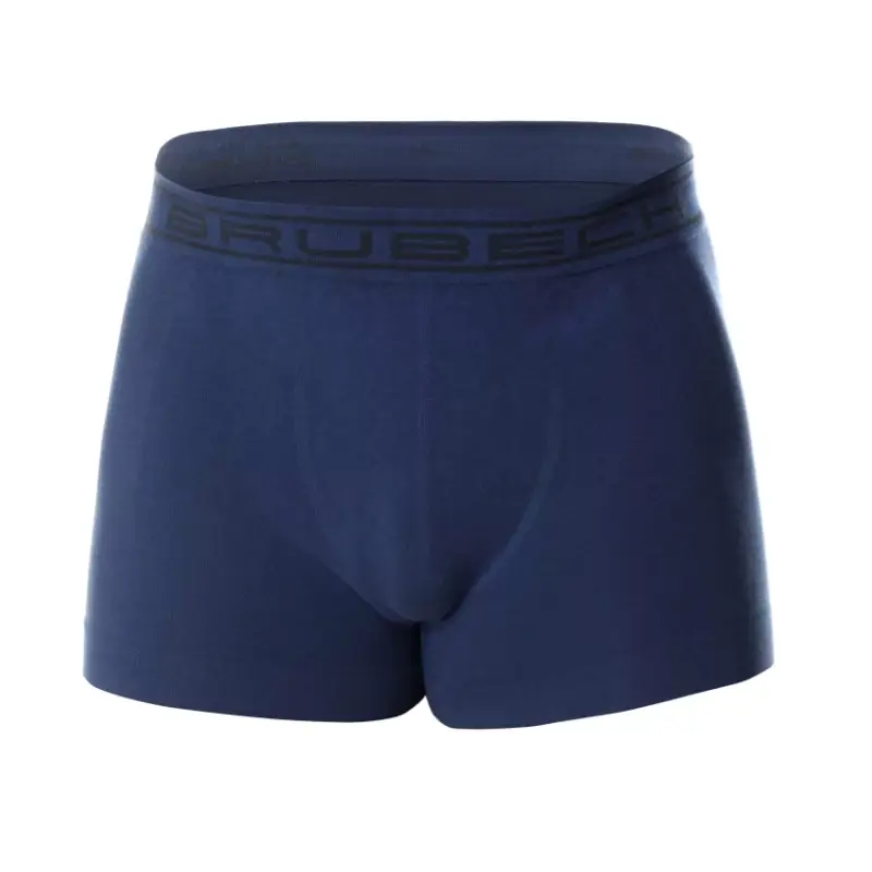 Bokserki Męskie Comfort Cotton Classic Brubeck Indygo (BX00501A) Ostatnie sztuki