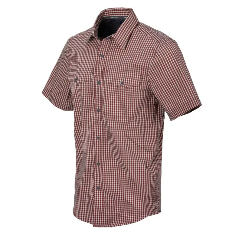 Nowy Koszula Covert Concealed Carry Short Sleeve Helikon-Tex Dirt Red Checkered (KO-CCS-CB-C5)