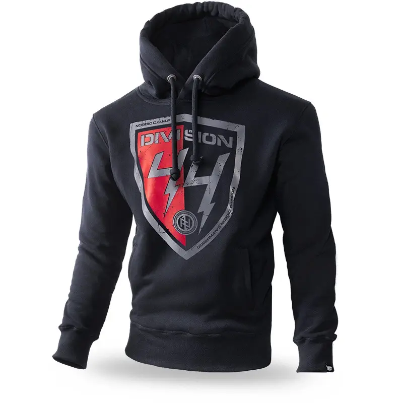 Oferta czasowa Bluza Kangurka Nordic Division Doberman's Aggressive Czarna (BK230)