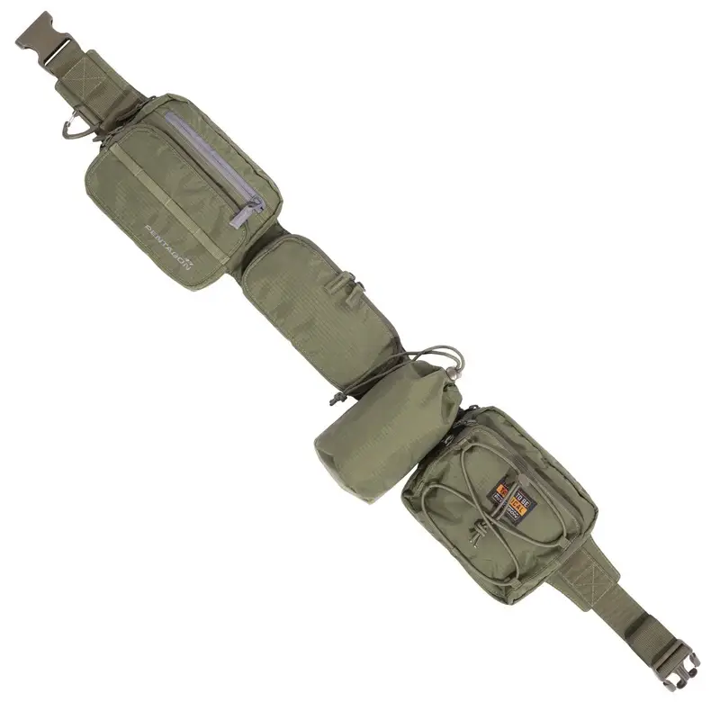 Okazja Pas Taktyczny Alissos Pentagon Olive Green (K16106)