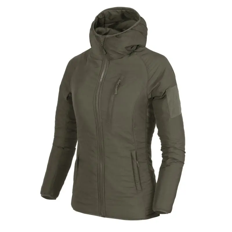 Kurtka Damska WOLFHOUND Hoodie® Helikon-Tex Taiga Green (KU-WWH-NL-09) Najlepsza cena