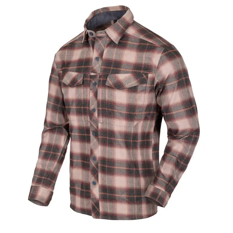 Koszula Taktyczna Defender Mk2 Pilgrim Długi Rękaw Helikon-Tex Rust Plaid (KO-DPG-SR-P9-B07) Rabat