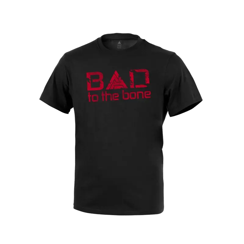 T-shirt Direct Action® "Bad to the Bone" Czarny (TS-BTTB-CTN-BLK) Darmowy zwrot