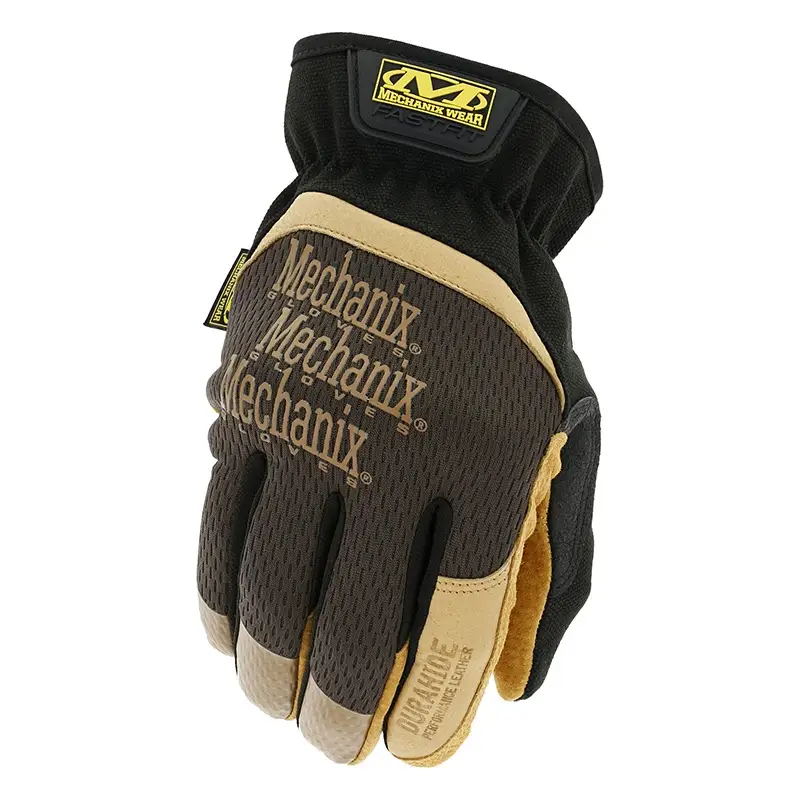 Dostępne od ręki Rękawice Taktyczne Mechanix Wear Durahide Fast Fit Leather Żółto / Czarne (LFF-75)