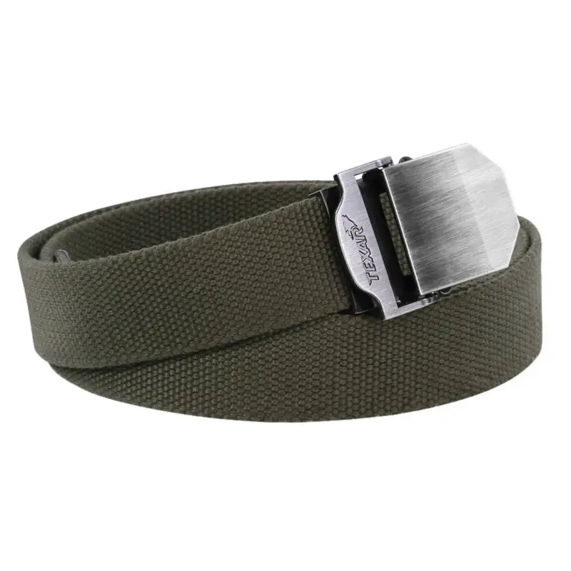 Rabat Pas Parciany TexarZ Metalową Klamrą Olive (10-BLT-AC)