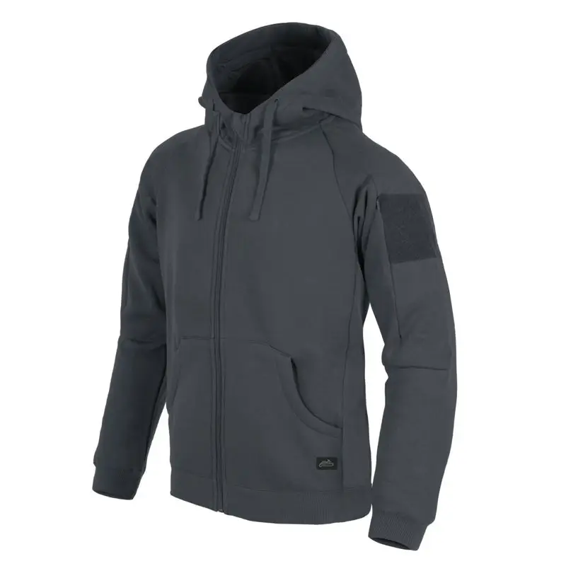Bluza Urban Tactical Hoodie Lite (FullZip) Helikon-Tex Szara (BL-ULF-CB-19) Ostatnia szansa