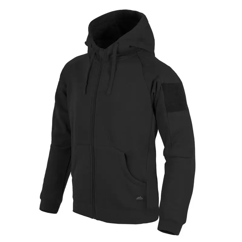 Bluza Urban Tactical Hoodie Lite (FullZip) Helikon-Tex Czarna (BL-ULF-CB-01) Szybka wysyłka