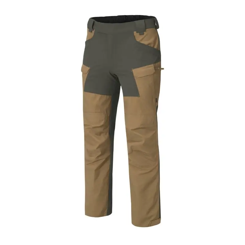 Hit cenowy Spodnie Helikon-Tex HOP Hybrid Outback Pants DuraCanvas® Coyote / Taiga Green (SP-HOP-DC-1109A)