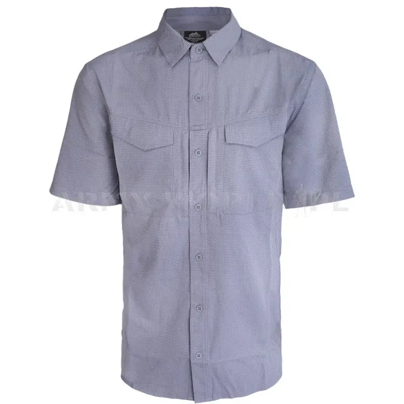 Koszula Taktyczna Defender Mk2 Ultralight Krótki Rękaw Helikon-Tex Misty Blue (KO-DUS-AP-88) Do wyczerpania zapasów