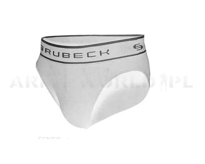 Slipy Sportowe Męskie Swiss Cotton Brubeck Popielaty (BE00350) Cena promocyjna