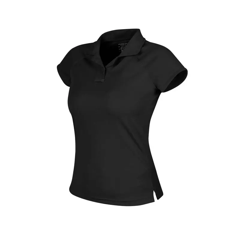 Koszulka Damska Polo UTL TopCool Lite Helikon-Tex Czarna (PD-UTW-TL-01) Najlepsza cena