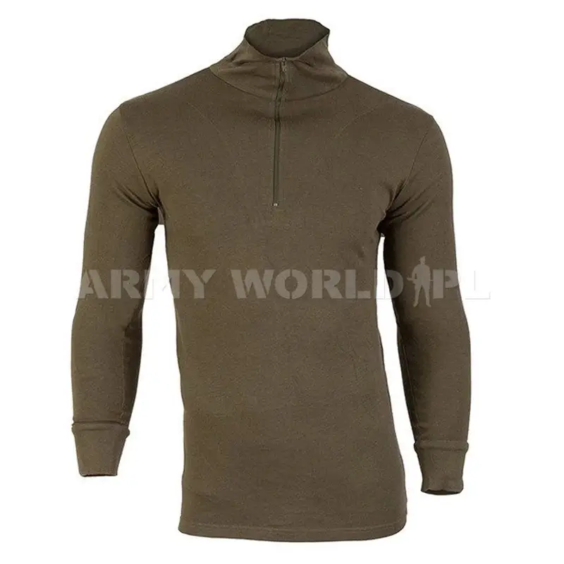 Trikot Wojskowy Bundeswehr Z Długim Rękawem Olive Oryginał Nowy Szybka wysyłka