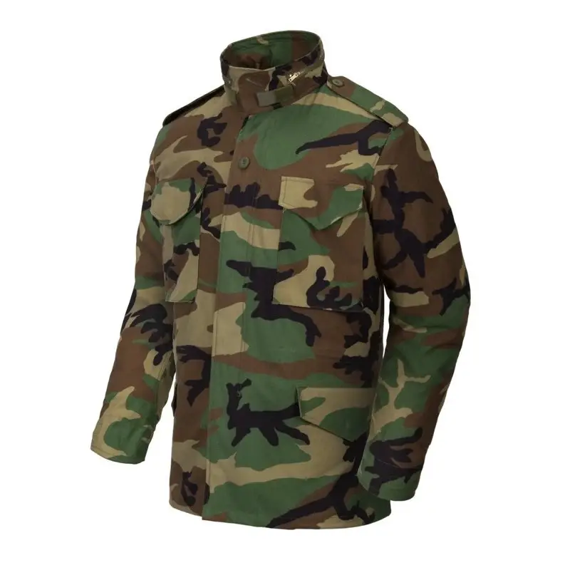 Najlepsza cena Kurtka Polowa Model M65 Helikon-TexWoodland Nyco (KU-M65-NY-03)