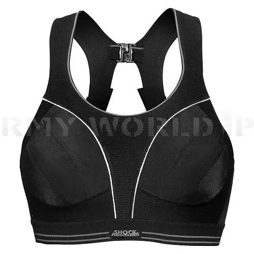 Obniżka ceny Biustonosz Sportowy Shock Absorber Ultimate Run S5044 Czarny Oryginał Demobil BDB