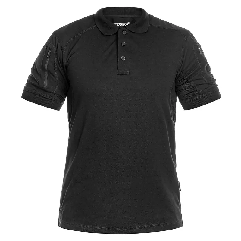 Koszulka Polo Elite Pro Texar Czarna (30-PEL-SH) Oferta limitowana