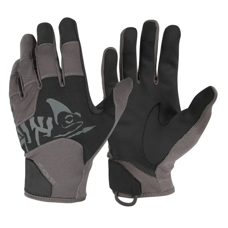 Rękawice All Round Tactical Light® Helikon-Tex Czarne / Shadow Grey (RK-ATL-PO-0135A) Wyprzedaż