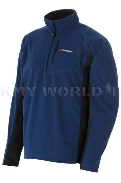 Nie przegap Bluza Polarowa Męska Berghaus SPECTRUM MICRO HALF ZIP Niebieska (433719L2H)