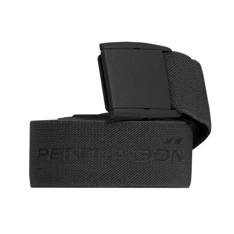 Super okazja Pas Do Spodni Elastyczny Hemantas Pentagon Czarny (K17057)